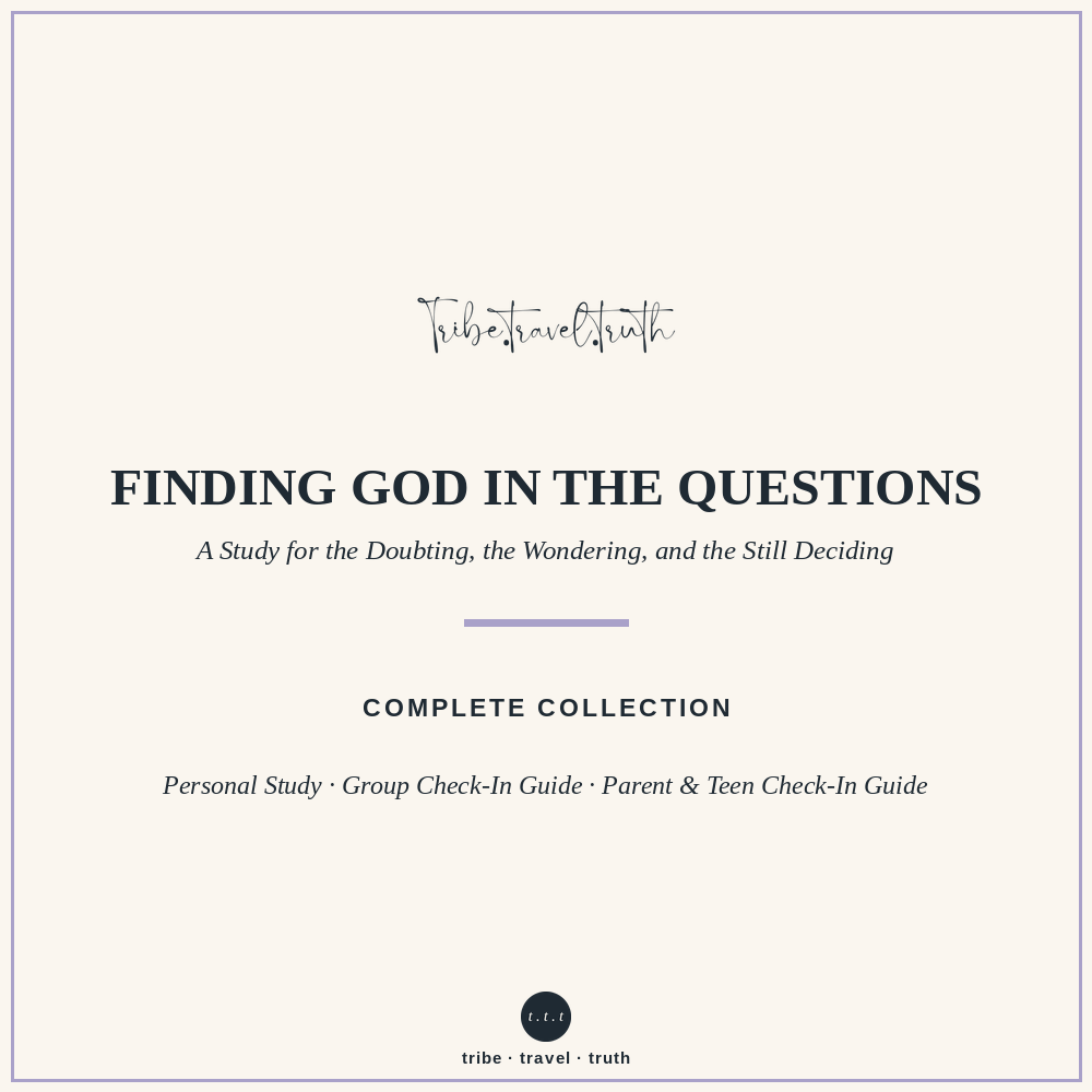 Finding God in the Questions cover